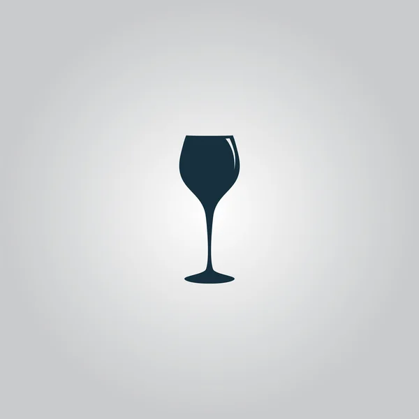 Elegante copa de vino — Vector de stock