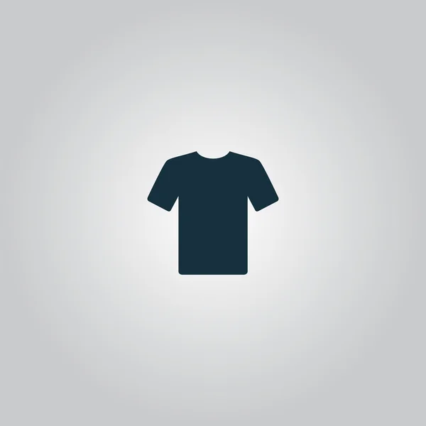 Camiseta icono, ilustración vectorial. Diseño plano — Vector de stock
