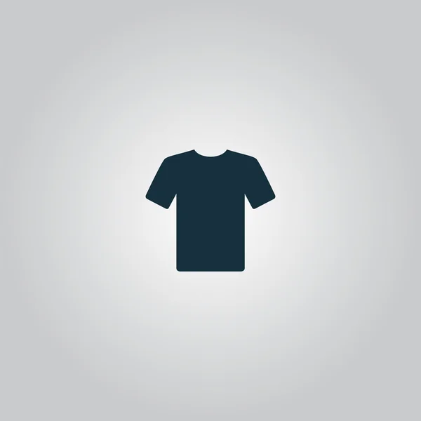 Camiseta icono, ilustración vectorial. Diseño plano — Archivo Imágenes Vectoriales