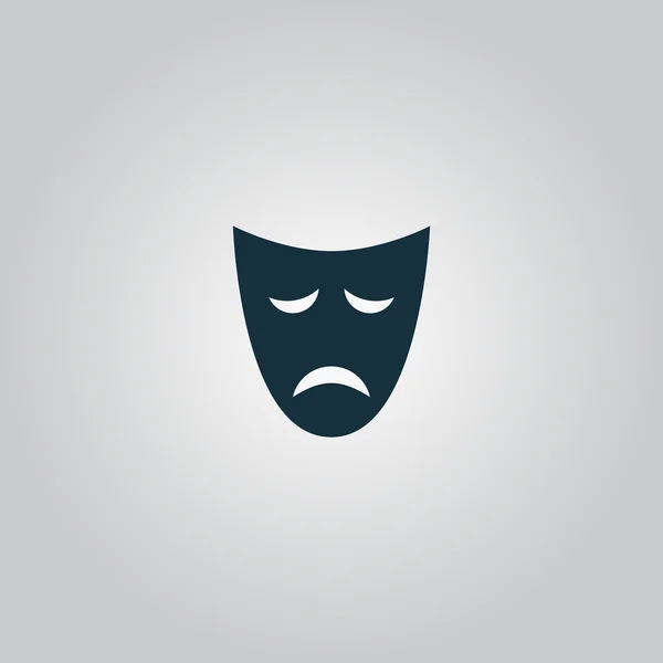 Masque de tristesse — Image vectorielle