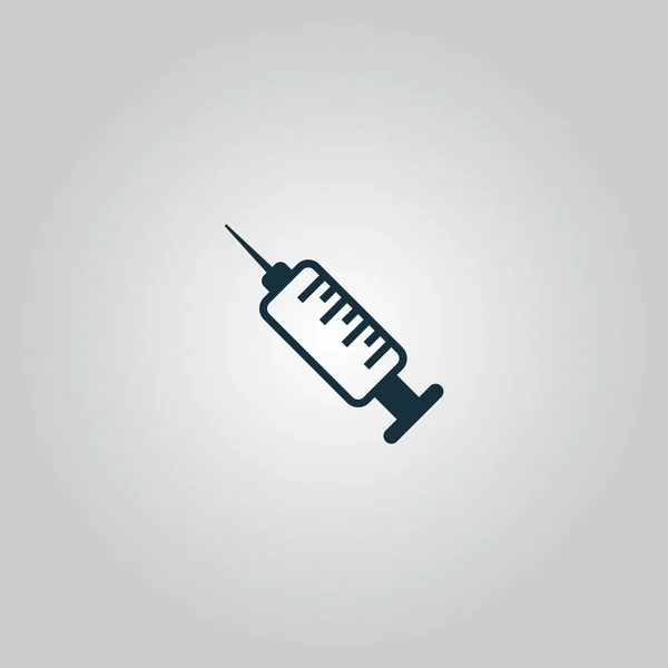 Vector syringe icon — Stock Vector