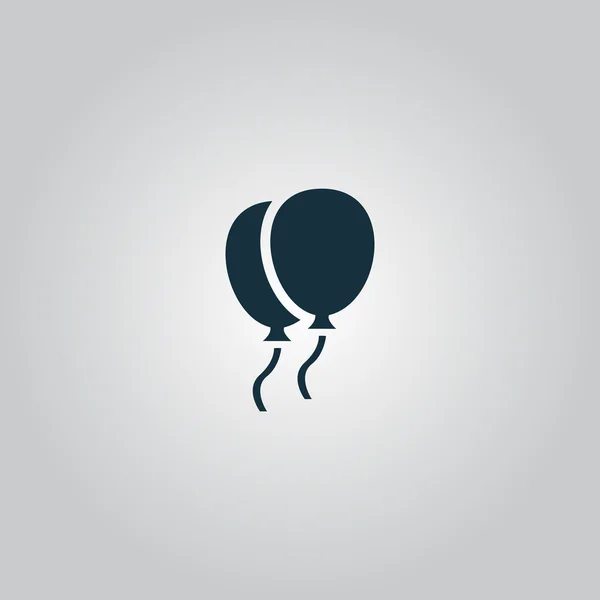 Icono de globos — Vector de stock