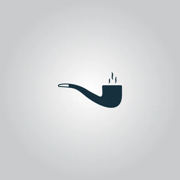 Vecteur fumée pipe à tabac — Image vectorielle