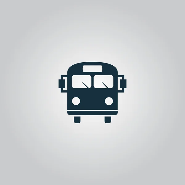 Icono del autobús escolar — Vector de stock