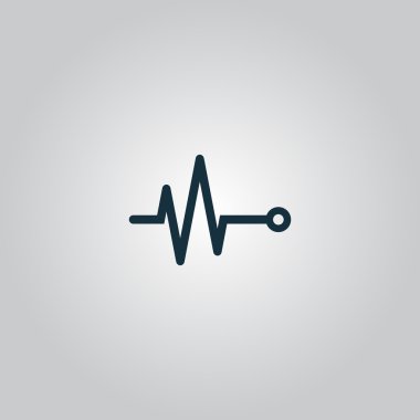 hayat çizgi - kalp atışını, kardiyogram.