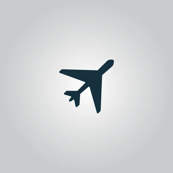 Ícone de avião — Vetor de Stock