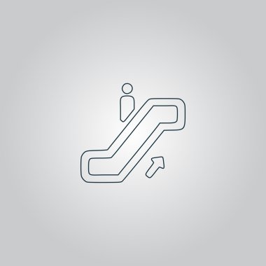 merdiven, web simgesi. vektör tasarımı