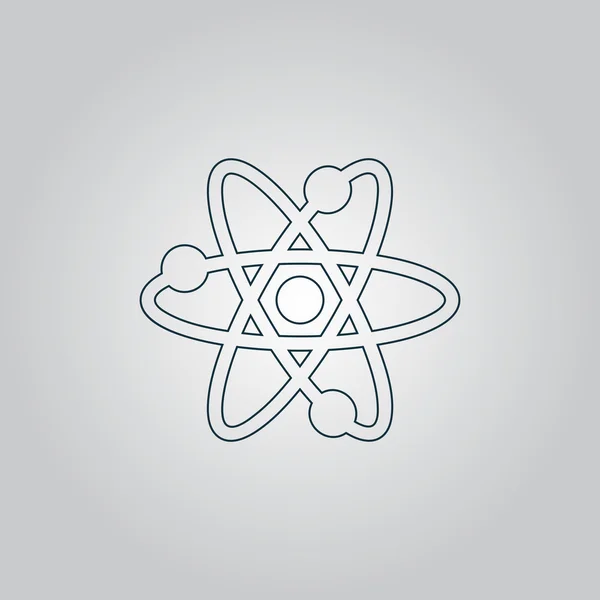 Vektor atom icon — Stock vektor