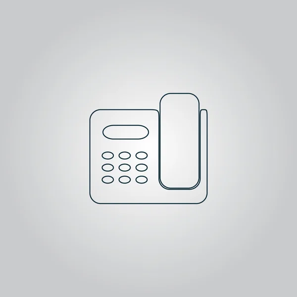 Vectorillustratie fax machine — Stockvector