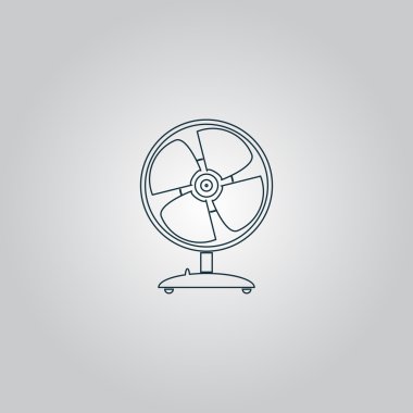 Tablo fan - vektör çizim