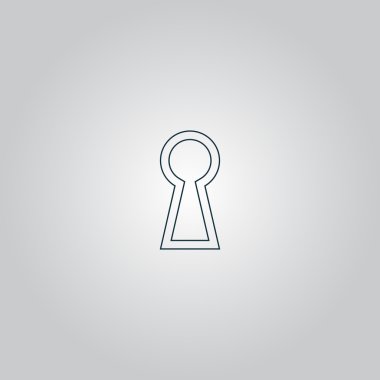 anahtar deliği simgesi