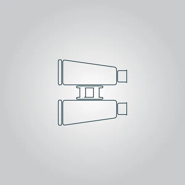 Icône binoculaire — Image vectorielle