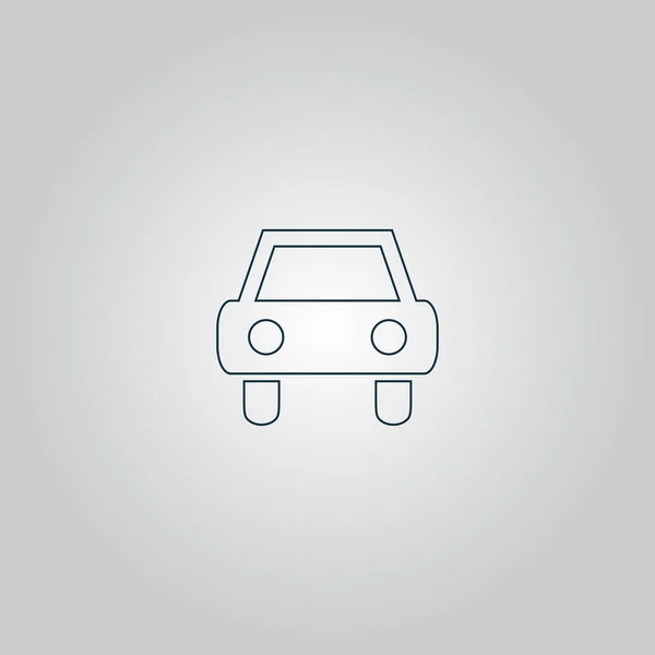 Oude auto pictogram — Stockvector