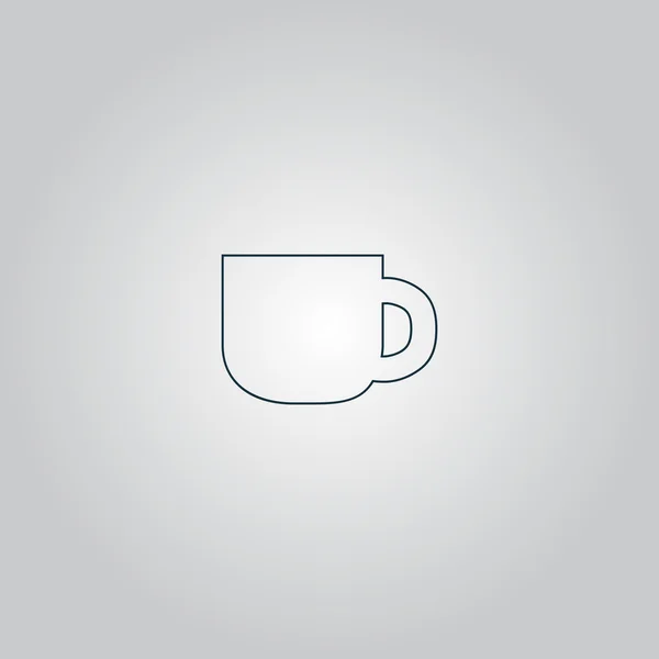 Taza de café icono — Vector de stock