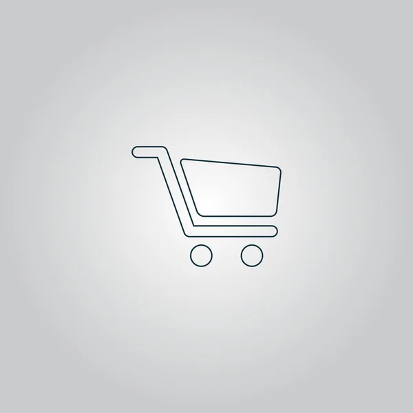 Icono del carrito de compras — Vector de stock