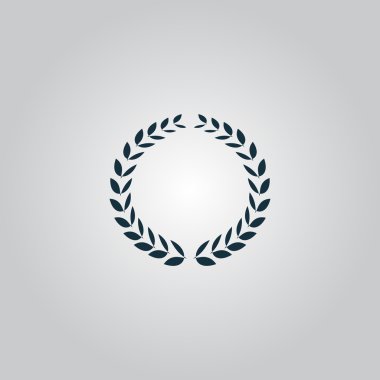 Çelenk simge defne veya oturum ben