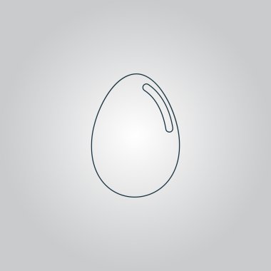 Vektör yumurta simgesi. Eps10. Kolay düzenlemek