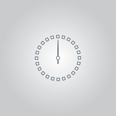 Ölçekler ekran daire simgesini