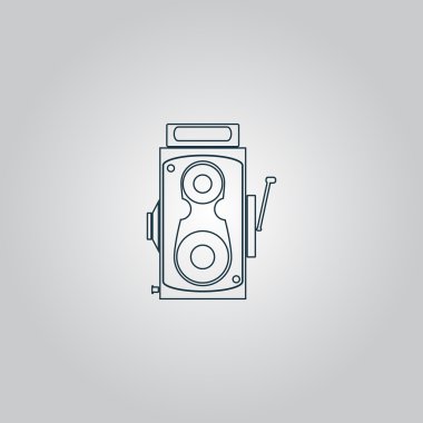 Retro profesyonel sinema film kamera