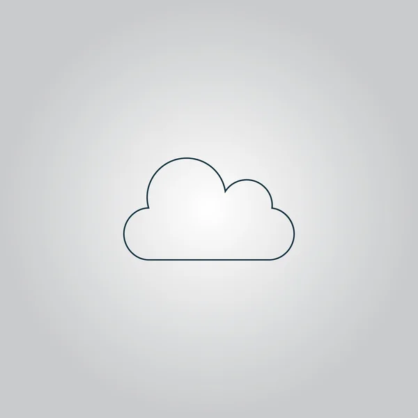 Vector cloud icon. Easy to edit. — Stock Vector