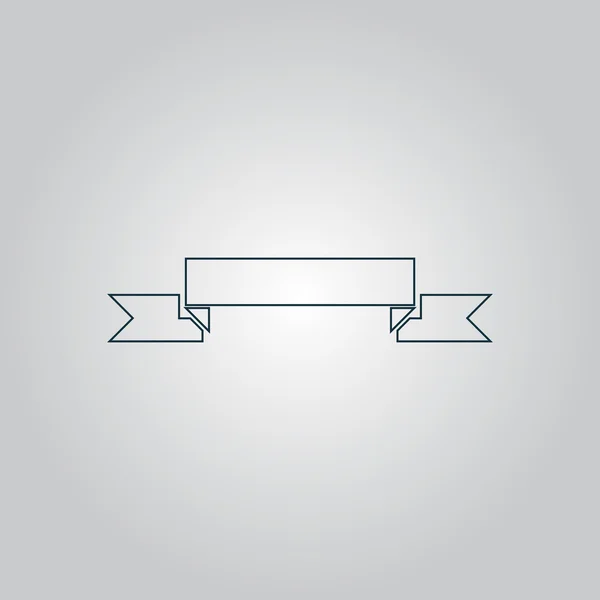 Banner pictogram — Stockvector