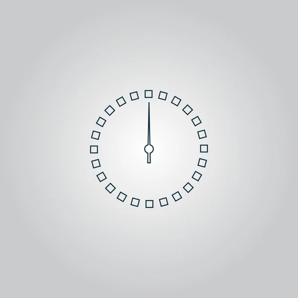Escalas pantalla círculo icono — Vector de stock