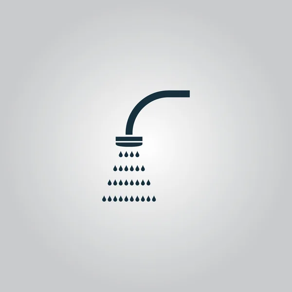 Douche pictogram — Stockvector