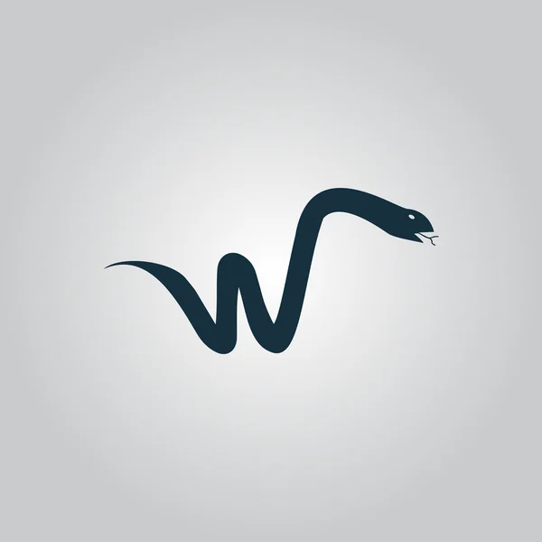 Icono de serpiente — Vector de stock