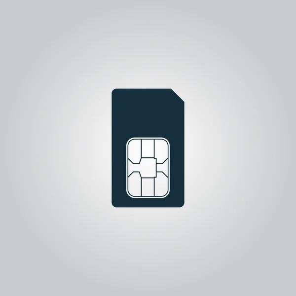 SIM-kaart pictogram — Stockvector