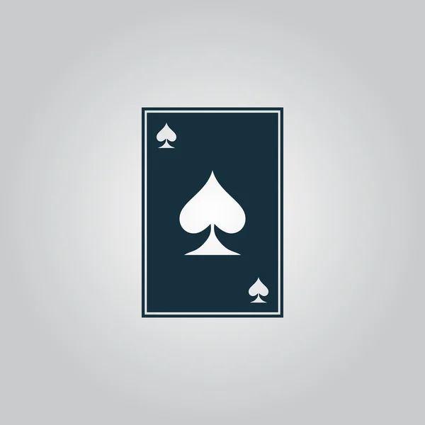 Spades card icon — Stock Vector