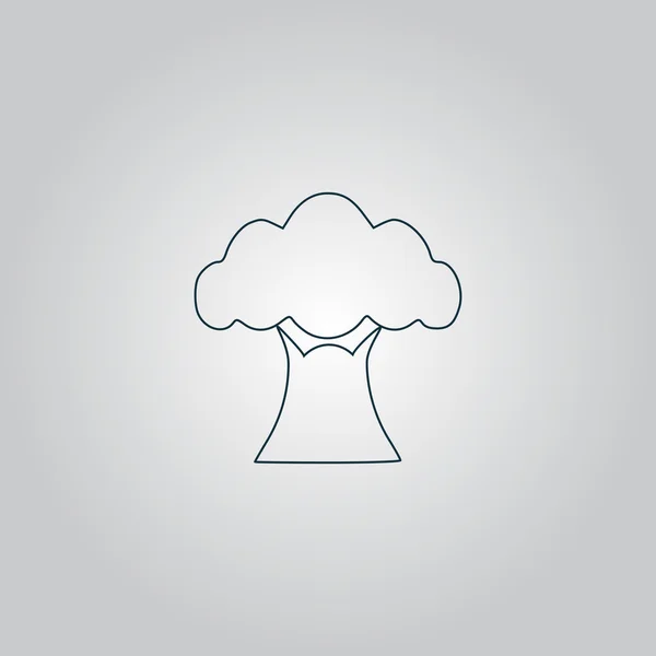 Icône Baobab arbre — Image vectorielle