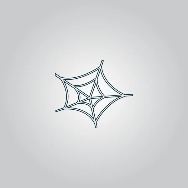 Иконка паутина. Веб-символ . — стоковый вектор