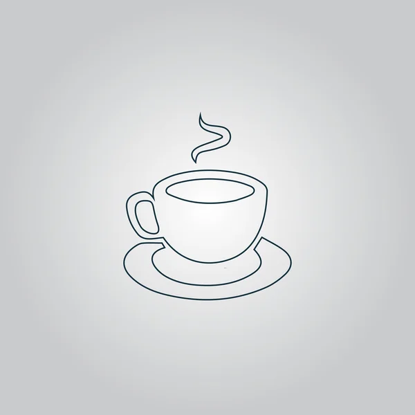 Taza de café — Vector de stock