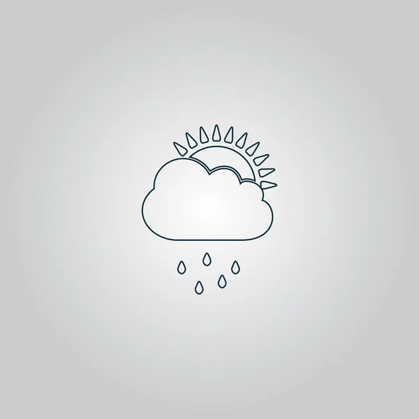 Saison des pluies — Image vectorielle