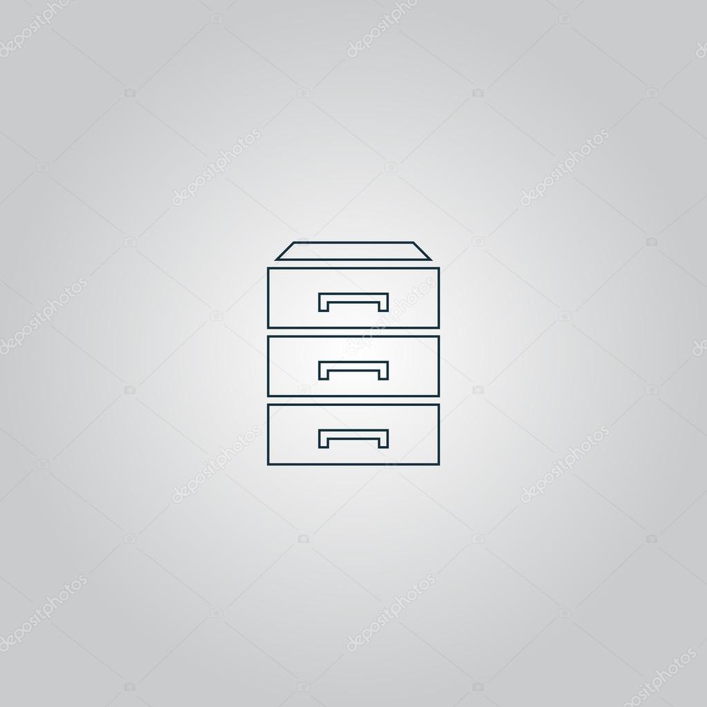 chest of drawers icon 