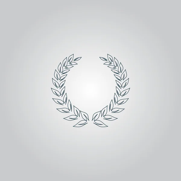 Laurel wreath icon — Stock Vector