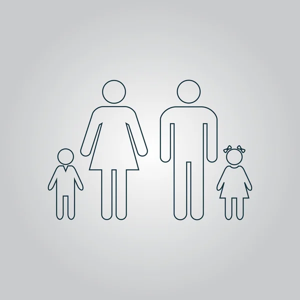 Familia — Vector de stock