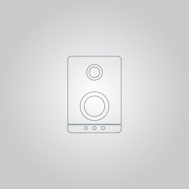 müzik hoparlör simgesini