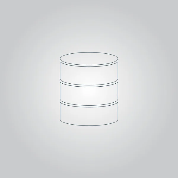 Datenbank-Symbol — Stockvektor