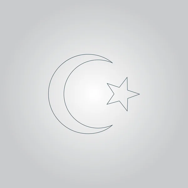 Símbolo Islam — Vector de stock