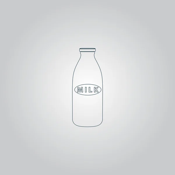 Значок пляшка молока — стоковий вектор