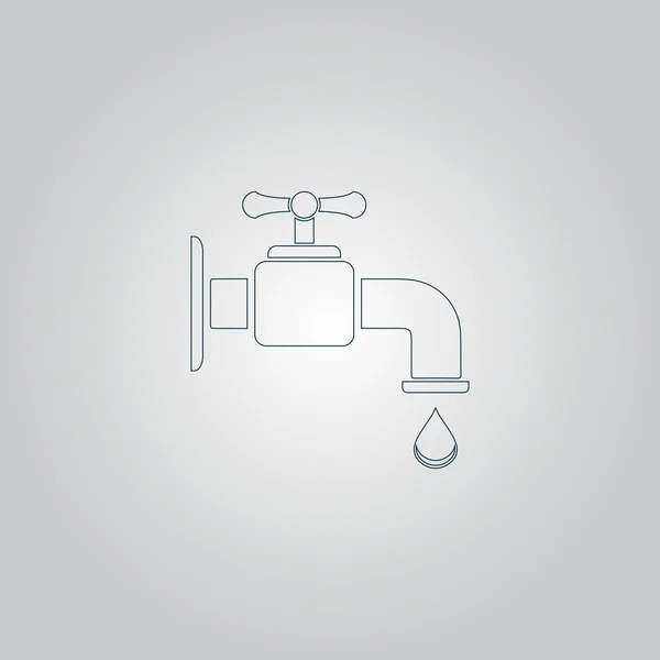 Faucet icon — Stock Vector