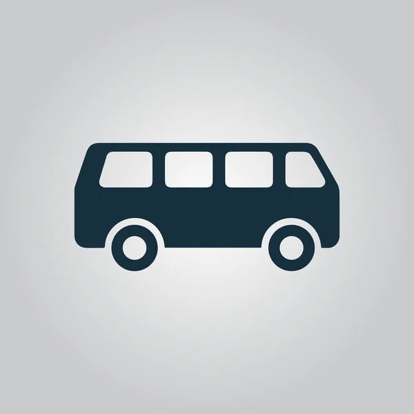 Minibus icon — Stock Vector