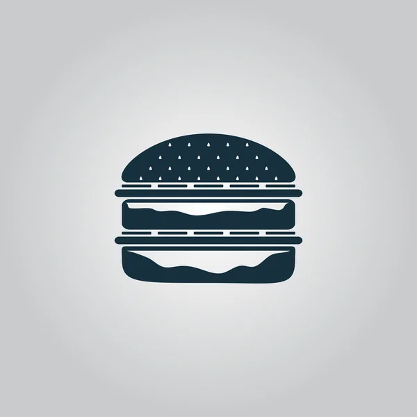 Hamburger web pictogram — Stockvector