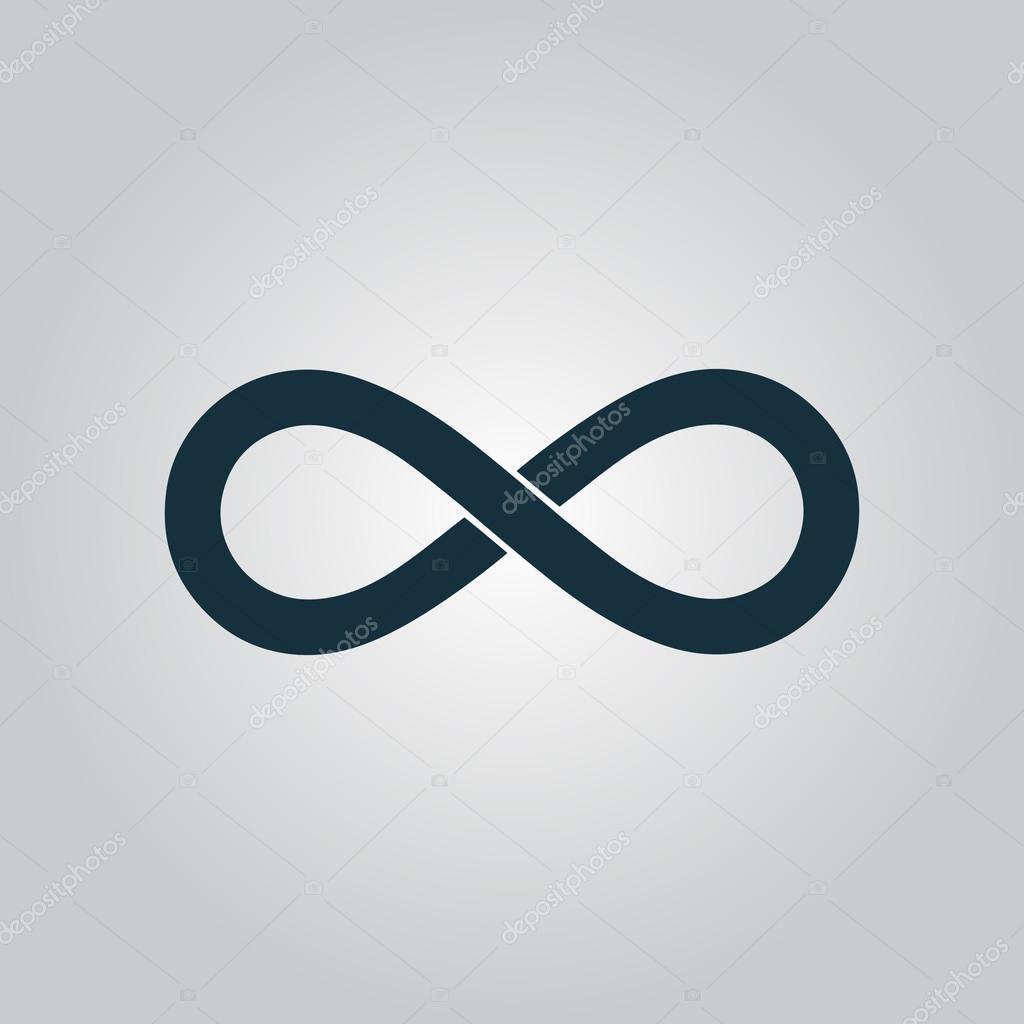 infinity sign vector icon