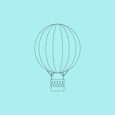 Balon yolculuğu, web simgesi, üye ve düğme