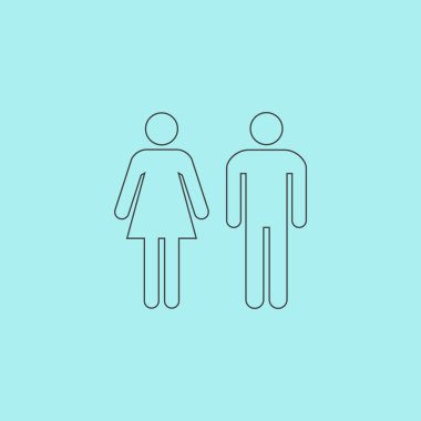 erkek ve kadın simgeler, tuvalet işareti, tuvalet simgesi