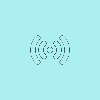 vektör wi-fi ağ simgesini