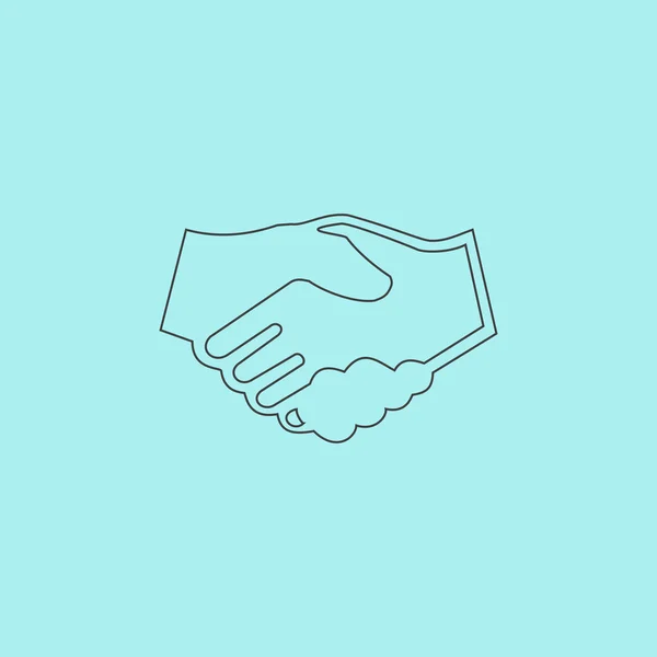 Handshake. pozadí pro podnikání a financí — Stockový vektor