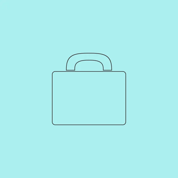 Koffer pictogram — Stockvector